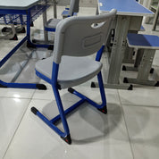 Double Desk and Chair, 1 Set (1 Table+2 Chairs) LKS102DKTSL | LEUKHOME