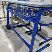 Double Desk and Chair, 1 Set (1 Table+2 Chairs) LKS102DKTSL | LEUKHOME