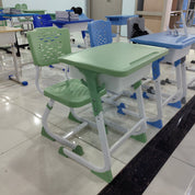 Single Desk and Chair, 2 Sets (2 Tables+2 Chairs) LKS202DKTSL | LEUKHOME