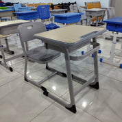 Single Desk and Chair, 2 Sets (2 Tables+2 Chairs) LKS203DKTSL | LEUKHOME