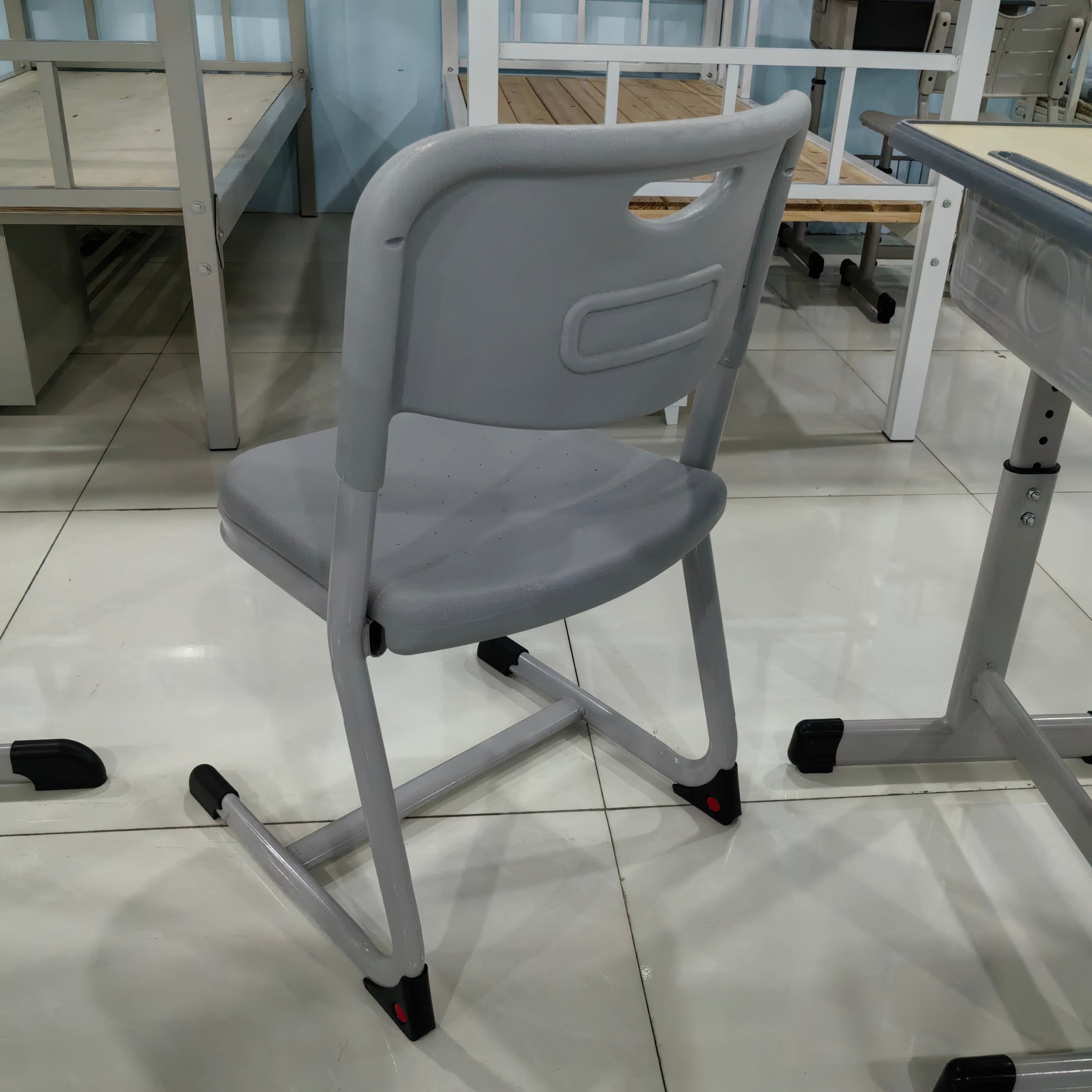 Single Desk and Chair, 2 Sets (2 Tables+2 Chairs) LKS203DKTSL | LEUKHOME