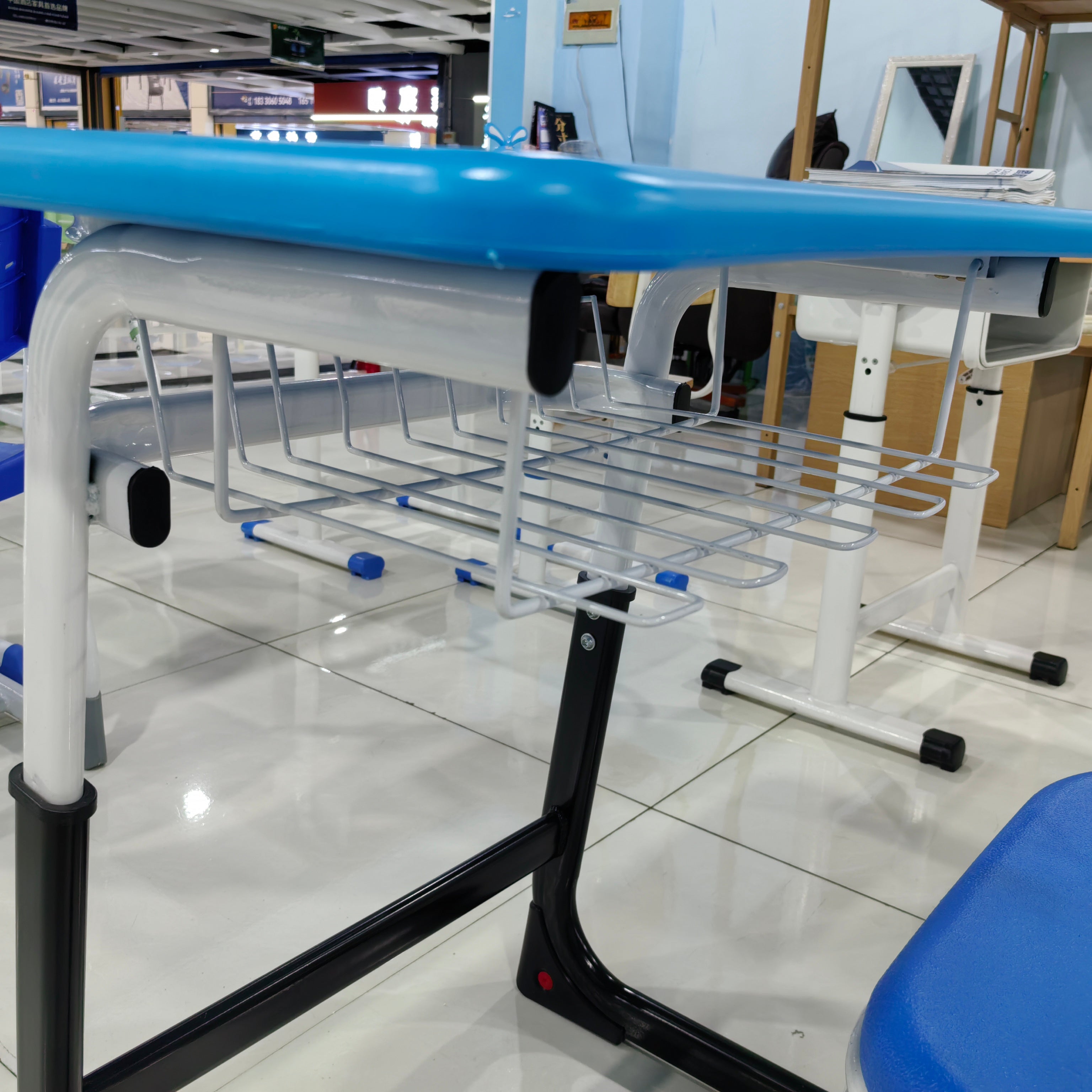 Single Desk and Chair, 2 Sets (2 Tables+2 Chairs) LKS204DKTSL | LEUKHOME