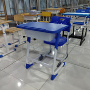 Single Desk and Chair, 2 Sets (2 Tables+2 Chairs) LKS206DKTSL | LEUKHOME