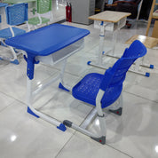 Single Desk and Chair, 2 Sets (2 Tables+2 Chairs) LKS206DKTSL | LEUKHOME