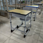 Single Desk and Chair, 2 Sets (2 Tables+2 Chairs) LKS207DKTSL | LEUKHOME