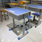 Single Desk and Chair, 2 Sets (2 Tables+2 Chairs) LKS309DKTSL | LEUKHOME