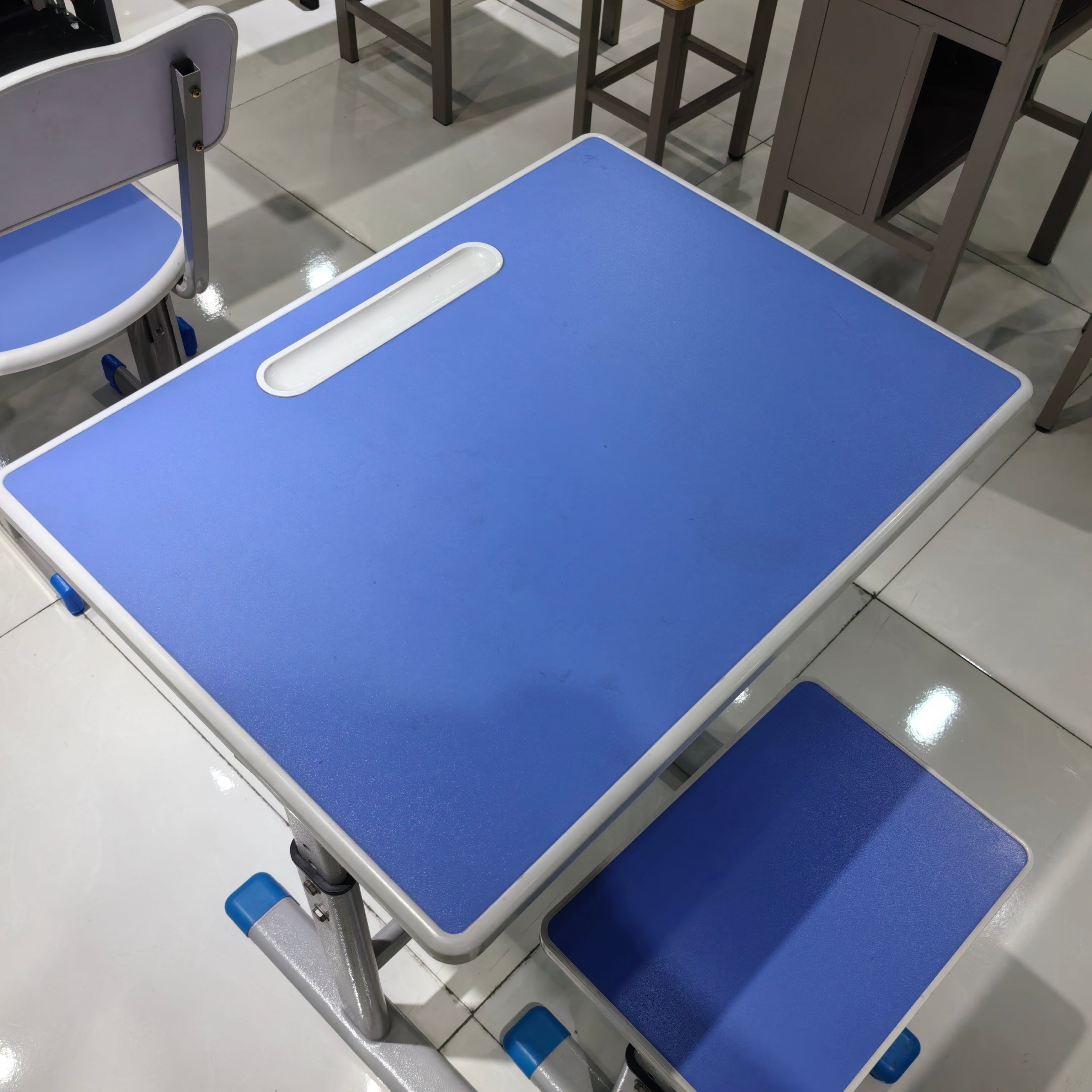 Single Desk and Chair, 2 Sets (2 Tables+2 Chairs) LKS309DKTSL | LEUKHOME