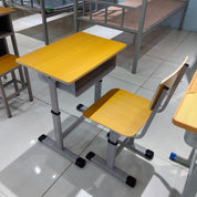 Single Desk and Chair, 2 Sets (2 Tables+2 Chairs) LKS310DKTSL | LEUKHOME