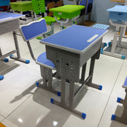 Single Desk and Chair, 2 Sets (2 Tables+2 Chairs) LKS701DKTSL | LEUKHOME