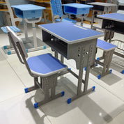Single Desk and Chair, 2 Sets (2 Tables+2 Chairs) LKS701DKTSL | LEUKHOME