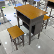 Single Desk and Chair, 1 Set (1 Table+1 Chair) LKS801DKTSL | LEUKHOME