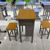 Single Desk and Chair, 1 Set (1 Table+1 Chair) LKS801DKTSL | LEUKHOME
