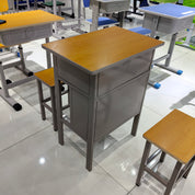 Single Desk and Chair, 1 Set (1 Table+1 Chair) LKS801DKTSL | LEUKHOME