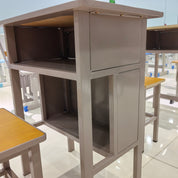 Single Desk and Chair, 1 Set (1 Table+1 Chair) LKS801DKTSL | LEUKHOME