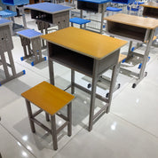 Single Desk and Chair, 1 Set (1 Table+1 Chair) LKS802DKTSL | LEUKHOME
