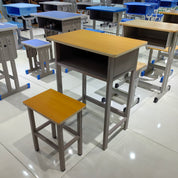 Single Desk and Chair, 1 Set (1 Table+1 Chair) LKS802DKTSL | LEUKHOME