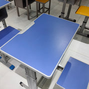 Single Desk and Chair, 2 Sets (2 Tables+2 Chairs) LKS901DKTSL | LEUKHOME