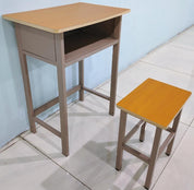 Single Desk and Chair, 1 Set (1 Table+1 Chair) LKS802DKTSL | LEUKHOME