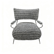 Armchair Grey Linen LKX006ACSY | LEUKHOME