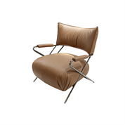 Armchair Bage Leather LKX007ACSY | LEUKHOME