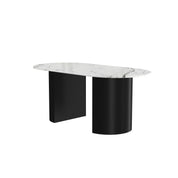 Обеденный стол с текстурой мрамора AYP073 | AOYA