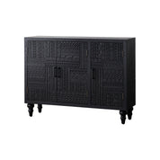 American Solid Wood Carved Dining Sideboard Storage Cabinet | LEUKHOME