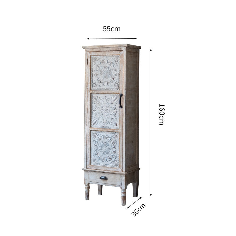 American Retro Solid Wood Entryway Cabinets and Storage Cabinets | LEUKHOME