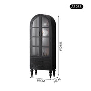 American Solid Wood Carved Dining Sideboard Storage Cabinet | LEUKHOME