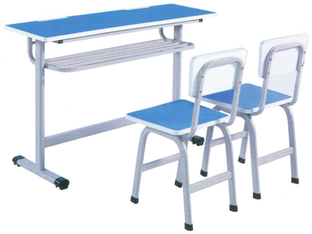 Double Desk and Chair, 1 Set (1 Table+2 Chairs) LKS105DKTSL | LEUKHOME