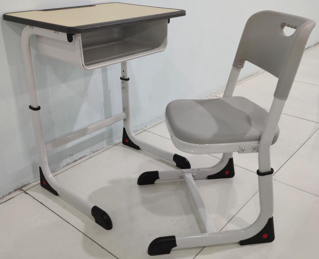 Single Desk and Chair, 2 Sets (2 Tables+2 Chairs) LKS207DKTSL | LEUKHOME