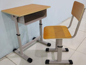 Single Desk and Chair, 2 Sets (2 Tables+2 Chairs) LKS310DKTSL | LEUKHOME