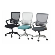 Office Chair Ergonomic Design (2 Chairs) LKW8003ROCTA | LEUKHOME