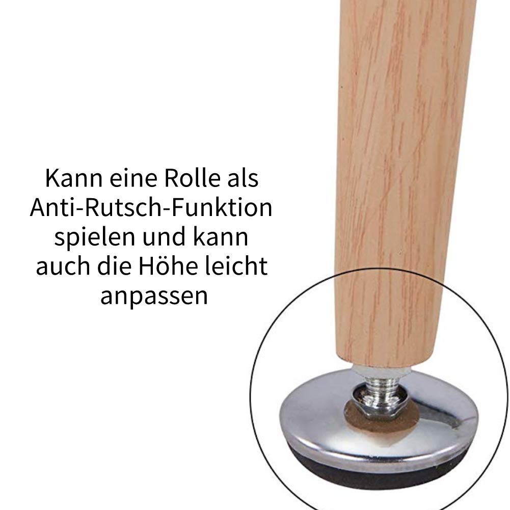 Esstisch aus Glas Rechteckiger Moderner Esstisch Küchentisch mit Metallbeine für Wohnzimmer Esszimmer Büro, Natur DE | LEUKHOUSE