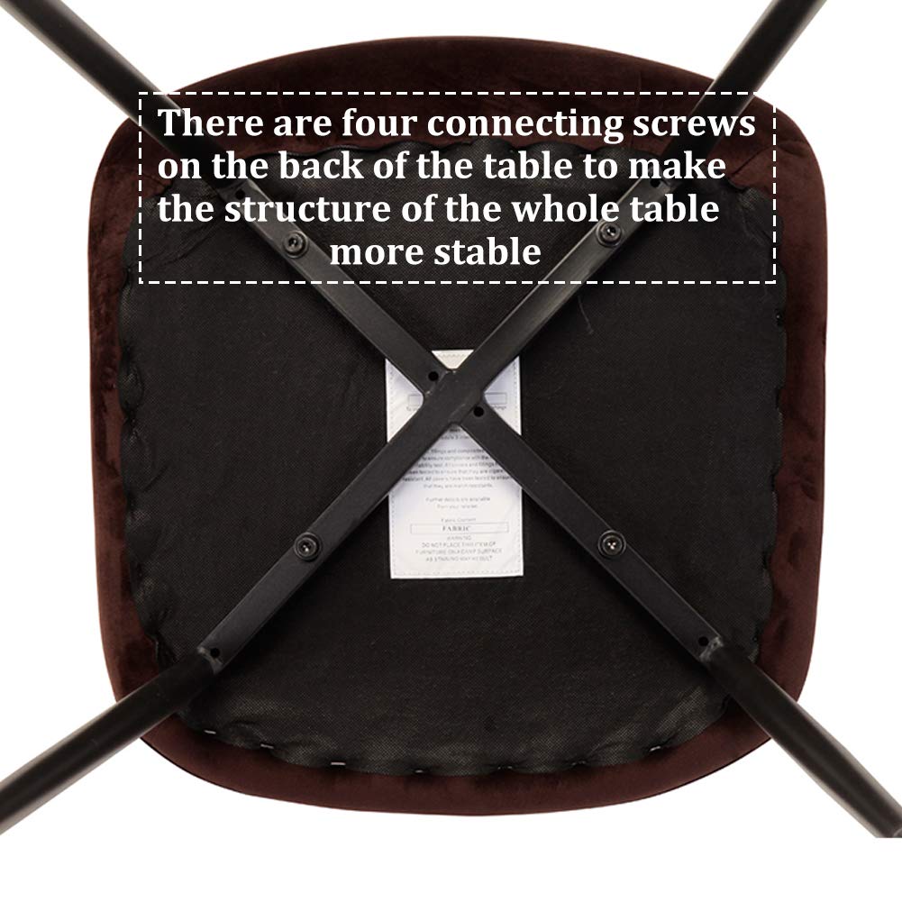 Dining Chairs Set of 4 Velvet/Blue AWS024UK | LEUKHOUSE