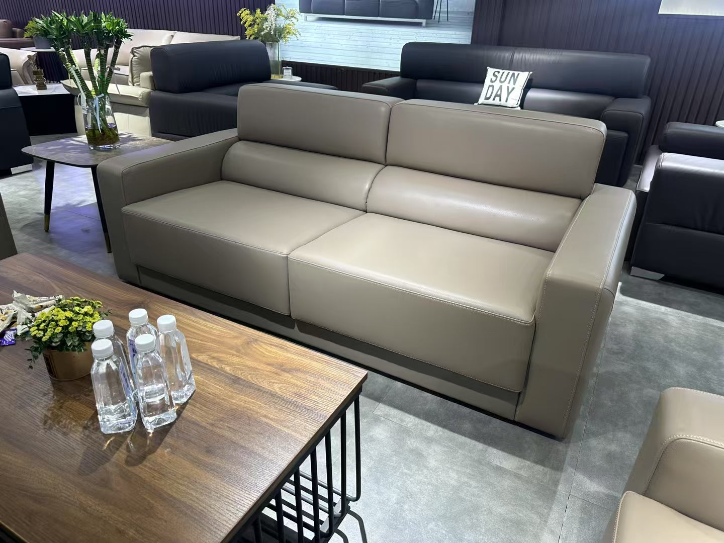 Sofa Set Eco Leather (3+1+1) LKL042SFXC | LEUKHOME