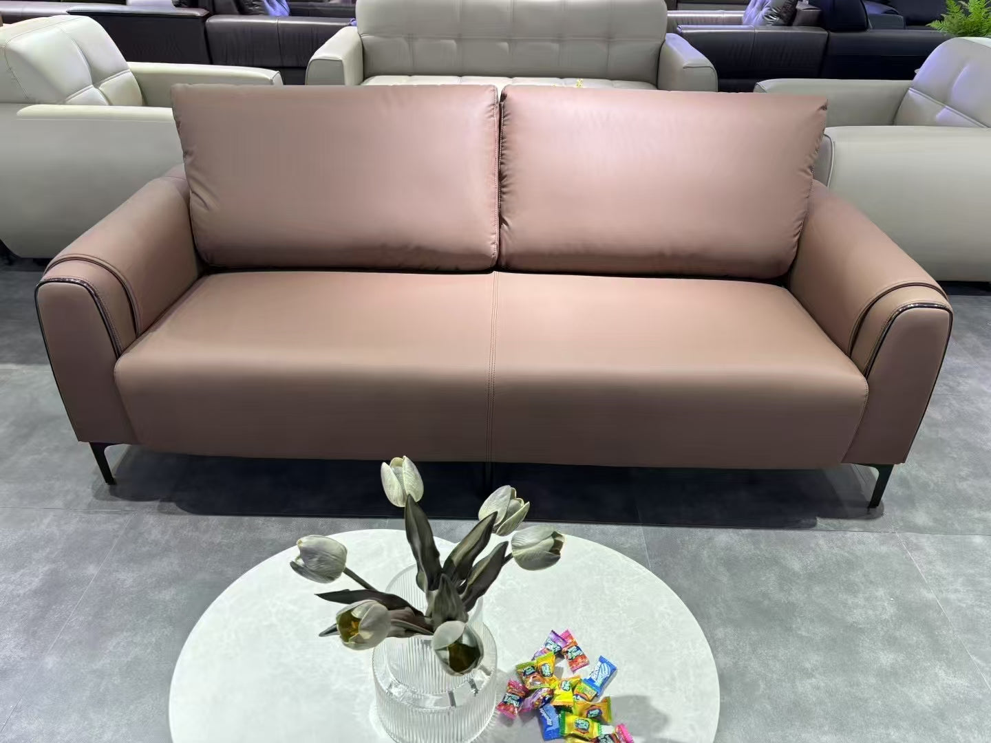 Sofa Set Eco Leather (3+1+1) LKL043SFXC | LEUKHOME