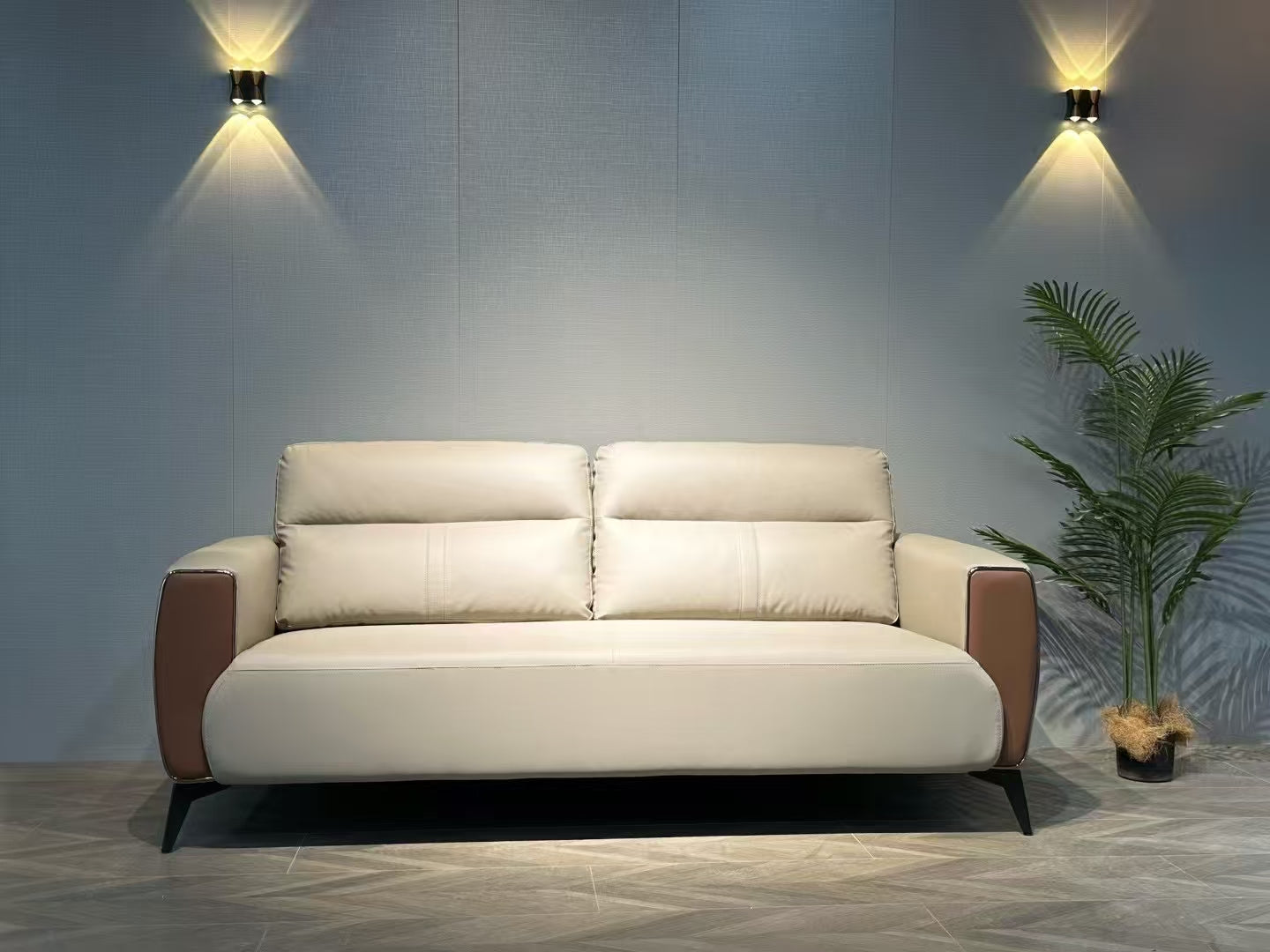 Sofa Set Eco Leather (3+1+1) LKL039SFXC | LEUKHOME