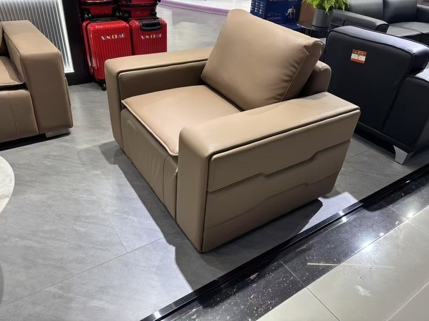 Sofa Set Eco Leather (3+1+1) LKL046SFXC | LEUKHOME