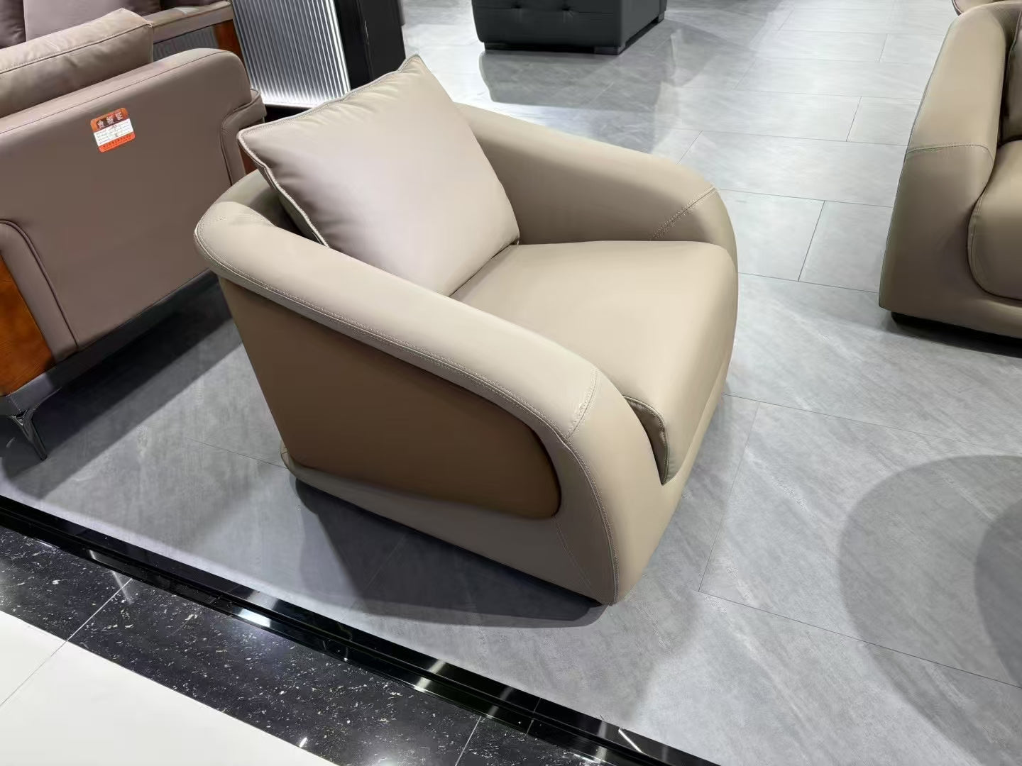 Sofa Set Eco Leather (3+1+1) LKL034SFXC | LEUKHOME