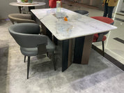 Dining Table Super Crystal Stainless Steel LKD067DTYX | LEUKHOME