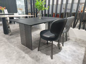 Dining Table Sintered Stone Acrylic LKD057DTYX | LEUKHOME