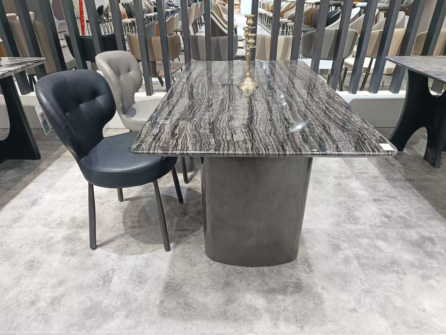 Dining Table Super Crystal Stainless Steel LKD058DTYX | LEUKHOME
