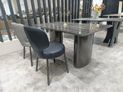 Dining Table Super Crystal Stainless Steel LKD058DTYX | LEUKHOME