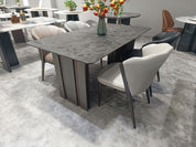 Dining Table Night Rose Stainless Steel LKD061DTYX | LEUKHOME