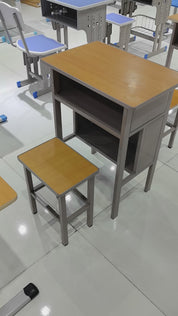 Single Desk and Chair, 1 Set (1 Table+1 Chair) LKS801DKTSL | LEUKHOME