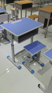 Single Desk and Chair, 2 Sets (2 Tables+2 Chairs) LKS309DKTSL | LEUKHOME