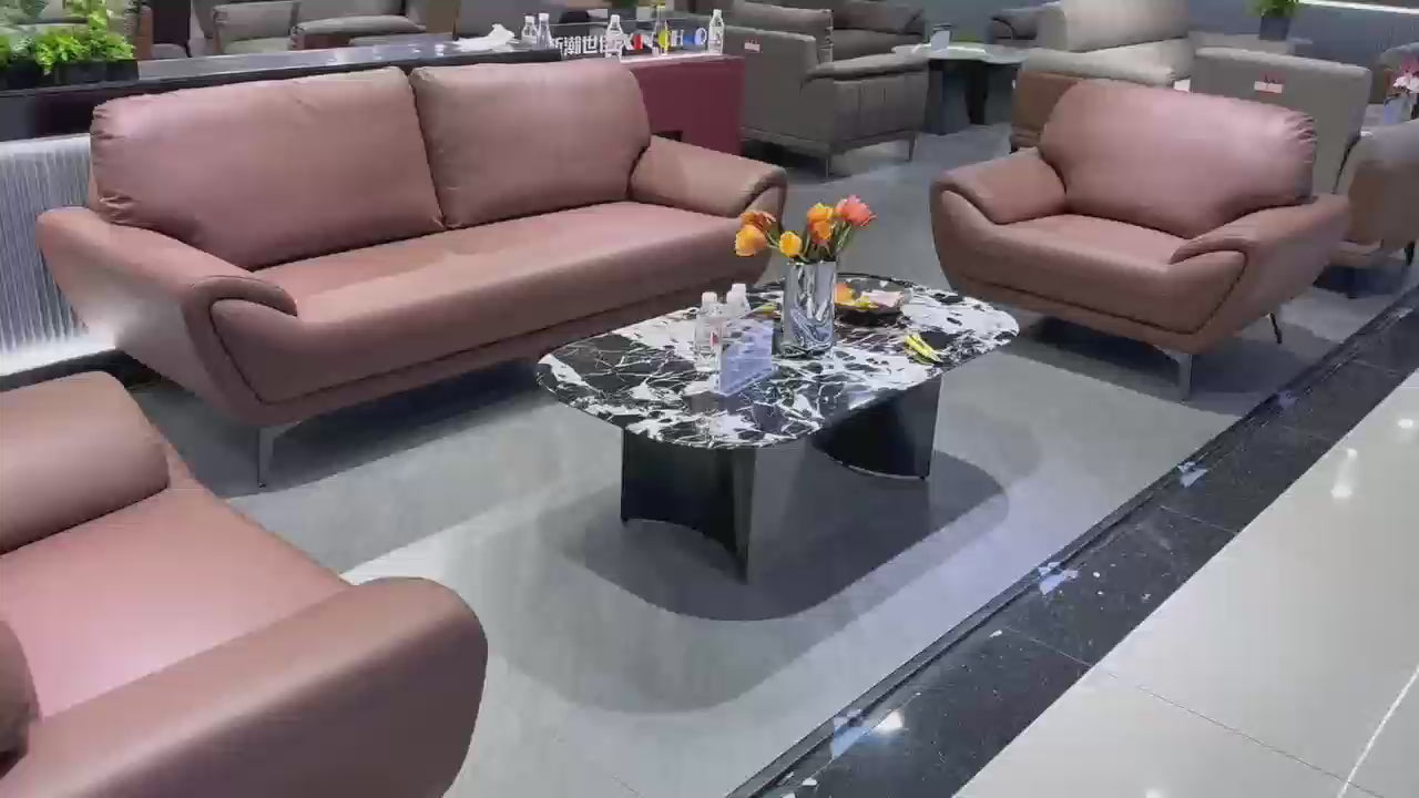 Sofa Set Eco Leather (3+1+1) LKL045SFXC | LEUKHOME