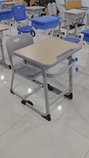 Single Desk and Chair, 2 Sets (2 Tables+2 Chairs) LKS203DKTSL | LEUKHOME