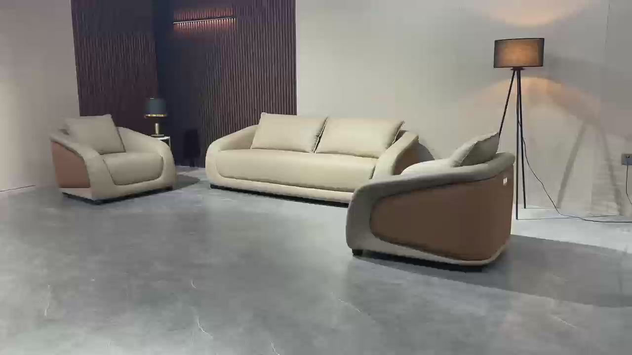 Sofa Set Eco Leather (3+1+1) LKL034SFXC | LEUKHOME