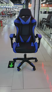 Gaming Chair Blue Adjustable Height (1 Chair) LKG002GCYN | LEUKHOME